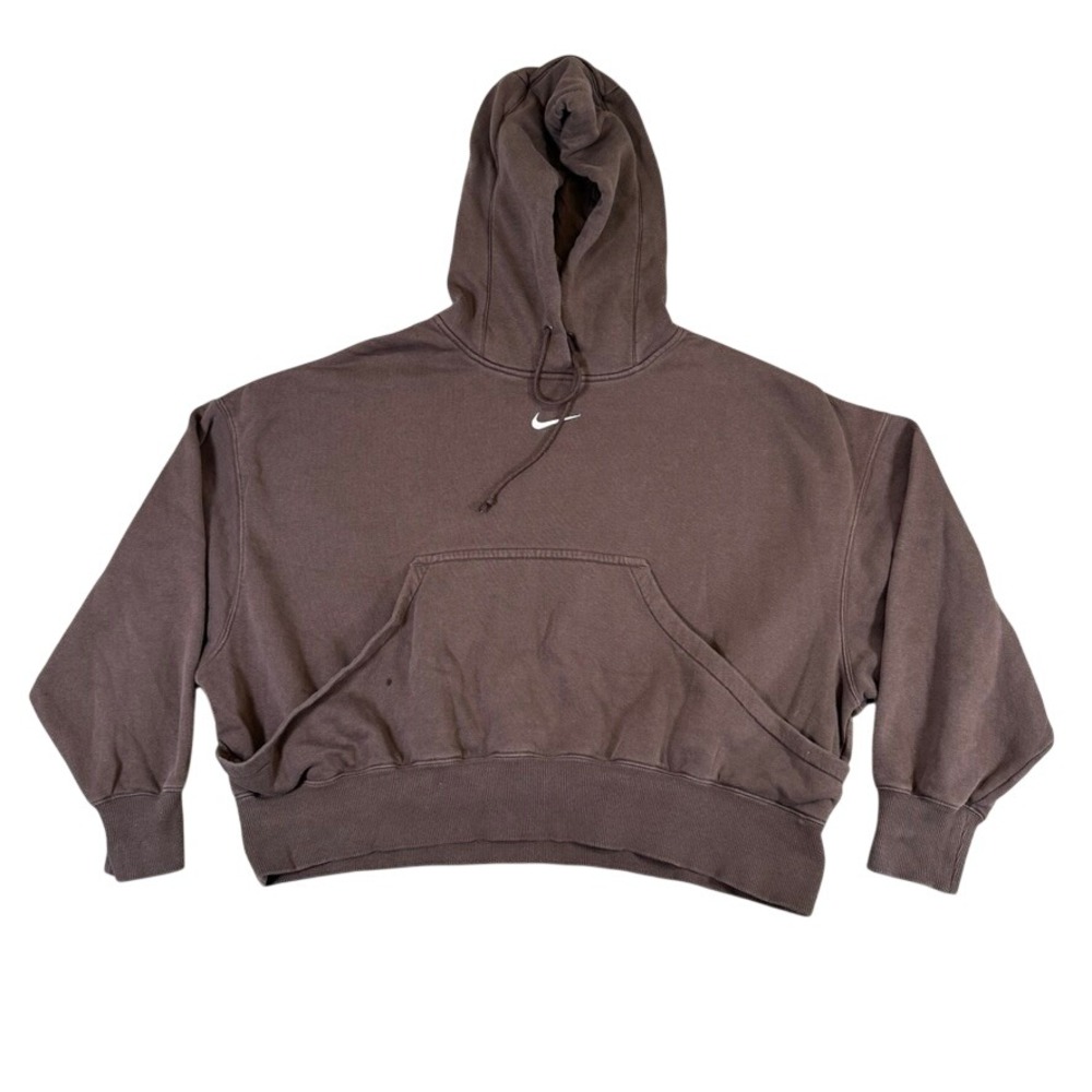 Nike Sportswear Phoenix Fleece Oversized Hoodie Brown DQ5860-259 Womens Medium